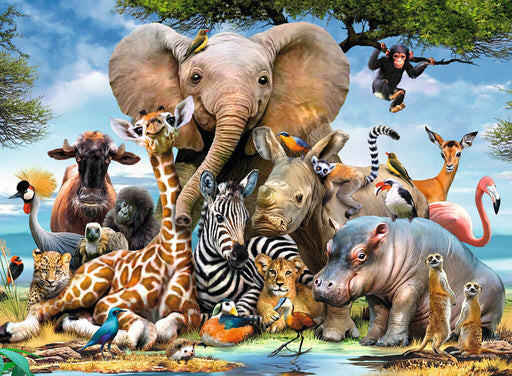 Amigos de África Rompecabezas 300 Piezas XXL  Ravensburger