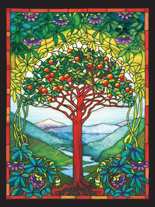 Árbol de la Vida Vitral Rompecabezas 275 Piezas Cobble Hill