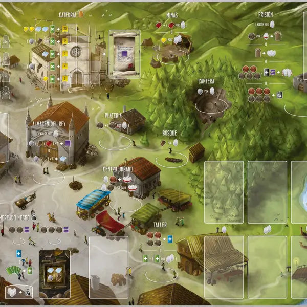Arquitectos del Reino del Oeste Juego de Mesa Primigenio