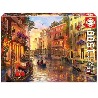 Atardecer En Venecia - Rompecabezas 1500 Piezas Educa
