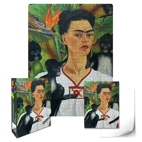 Autoretrato con Monos Rompecabezas Flink 1000 Piezas
