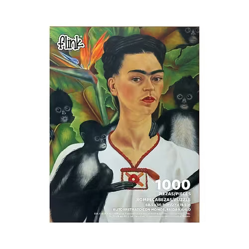 Autoretrato con Monos Rompecabezas Flink 1000 Piezas