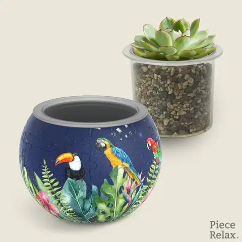 Aves del Paraiso Rompecabezas 3D Pintoo