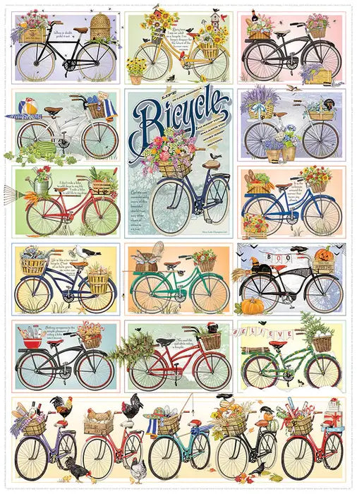 Bicicletas Rompecabezas 1000 Piezas Cobble Hill 