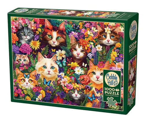 Blooming Whiskers Rompecabezas 1000 Piezas Cobble Hill