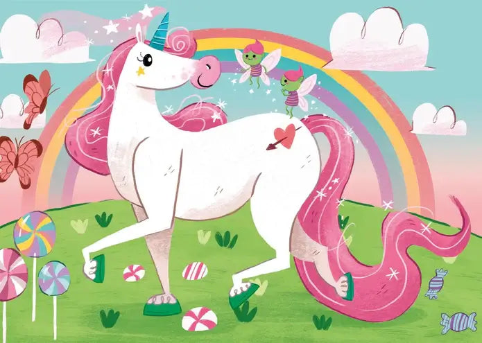 Brilliant Unicornios Rompecabezas para niños Clementoni