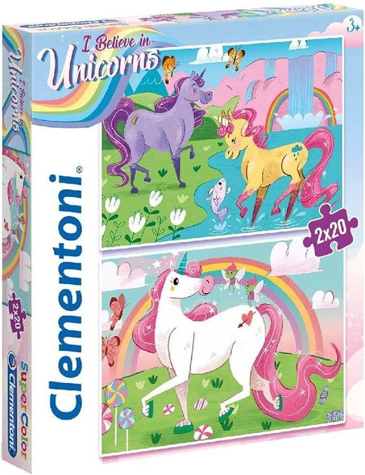Brilliant Unicornios Rompecabezas para niños Clementoni