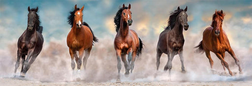 Caballos Rompecabezas Panorámico Compact Pro Ecología 1000 Piezas Clementoni
