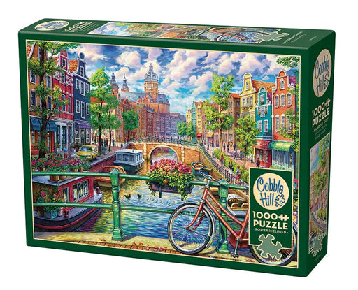 Canal de Ámsterdam Rompecabezas 1000 Piezas Cobble Hill 