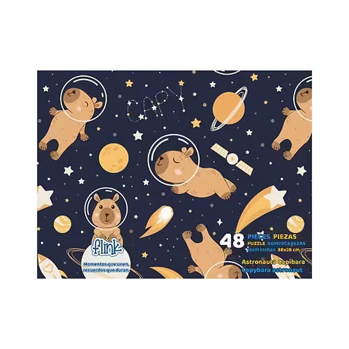 Capibara Astronauta Rompecabezas Flink 1000 Piezas