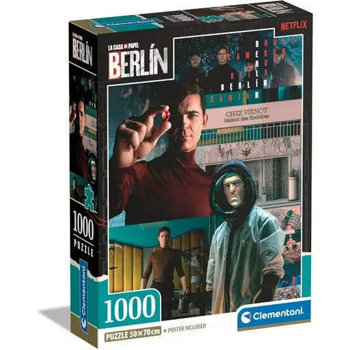 Casa de Papel Berlin Joya Rompecabezas Compact Pro Ecología 1000 Piezas Clementoni