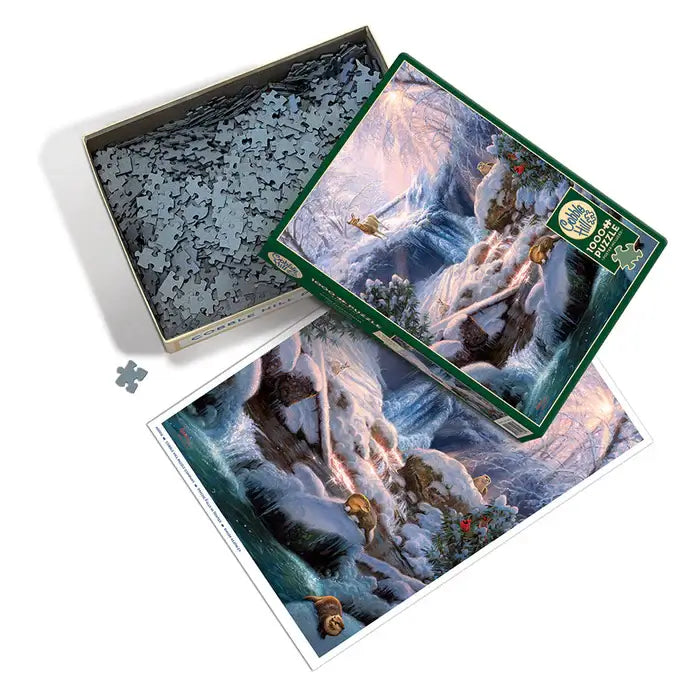 Cascada Mystic en Invierno Rompecabezas 1000 Piezas Cobble Hill 