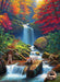 Cascada Mystic en Otoño Rompecabezas 1000 Piezas Cobble Hill 