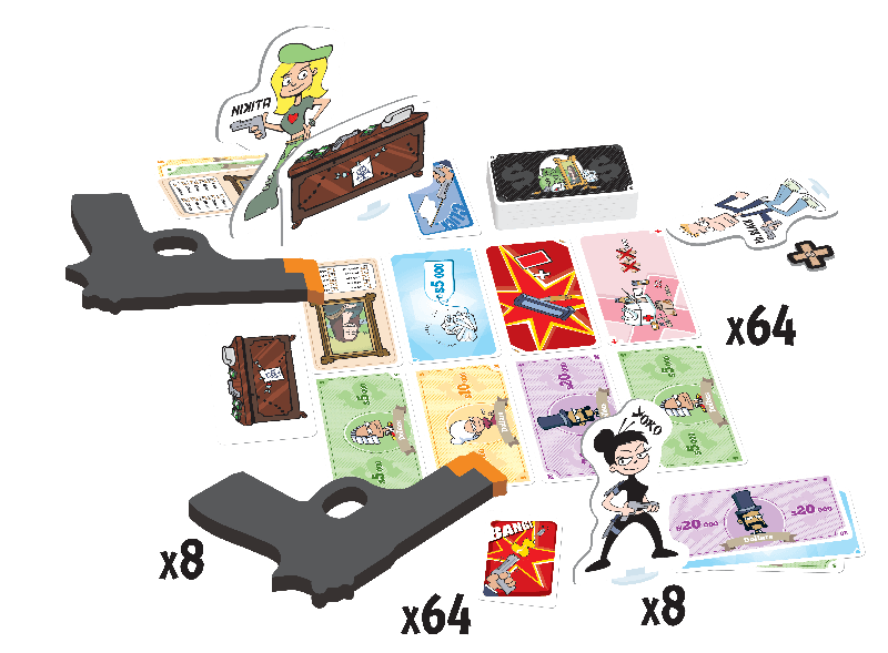 Cash n Guns (2nd Edition) Juego de Mesa Asmodee