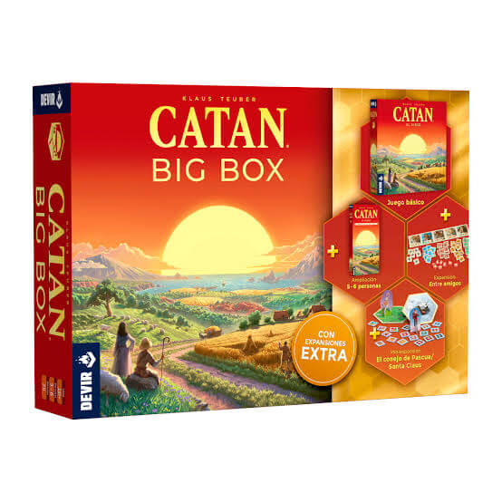 Catan Big Box Juego de Mesa Devir