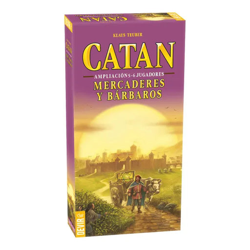 Juego de mesa Catan Mercaderes y Bárbaros ampliación de 5 a 6 jugadores