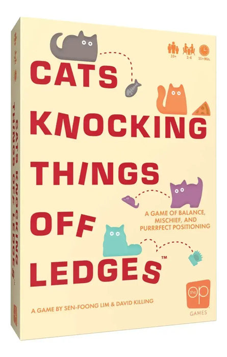 Cats Knocking Things Off Ledges INGLÉS Juego de Mesa Devir