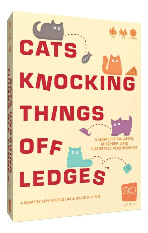 Cats Knocking Things Off Ledges INGLÉS Juego de Mesa Devir