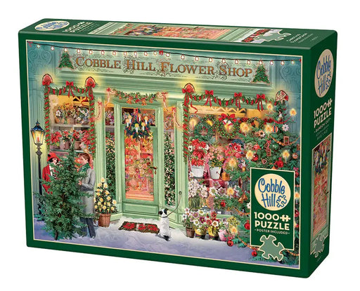 Christmas Flower Shop Rompecabezas 1000 Piezas Cobble Hill 