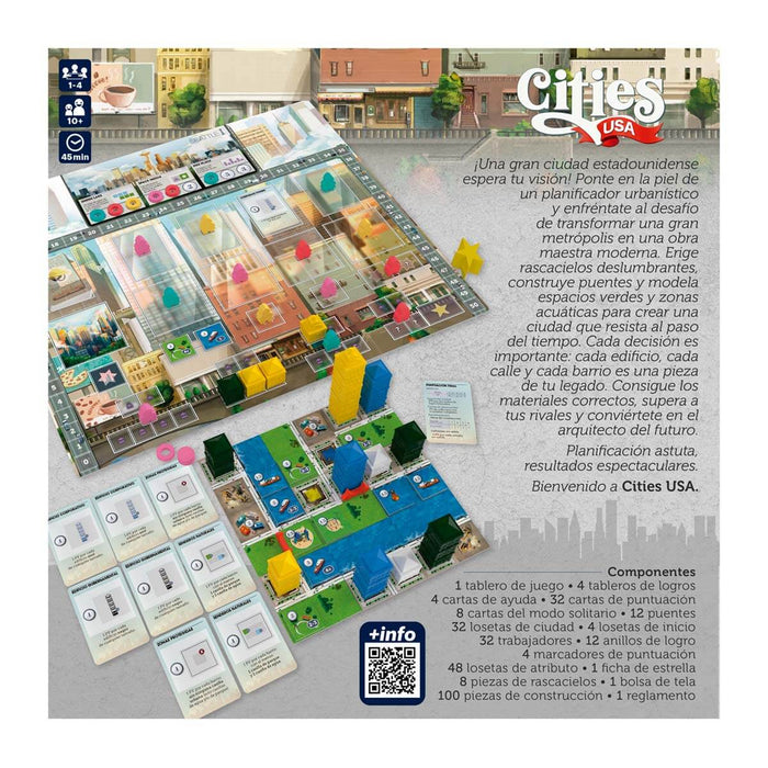 Cities USA Juego de Mesa Devir