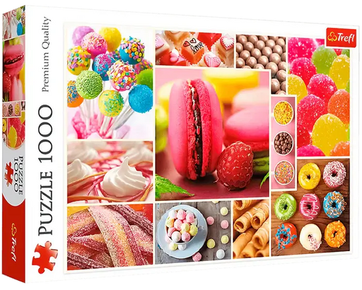 Collage de Postres Rompecabezas 1000 Piezas Trefl
