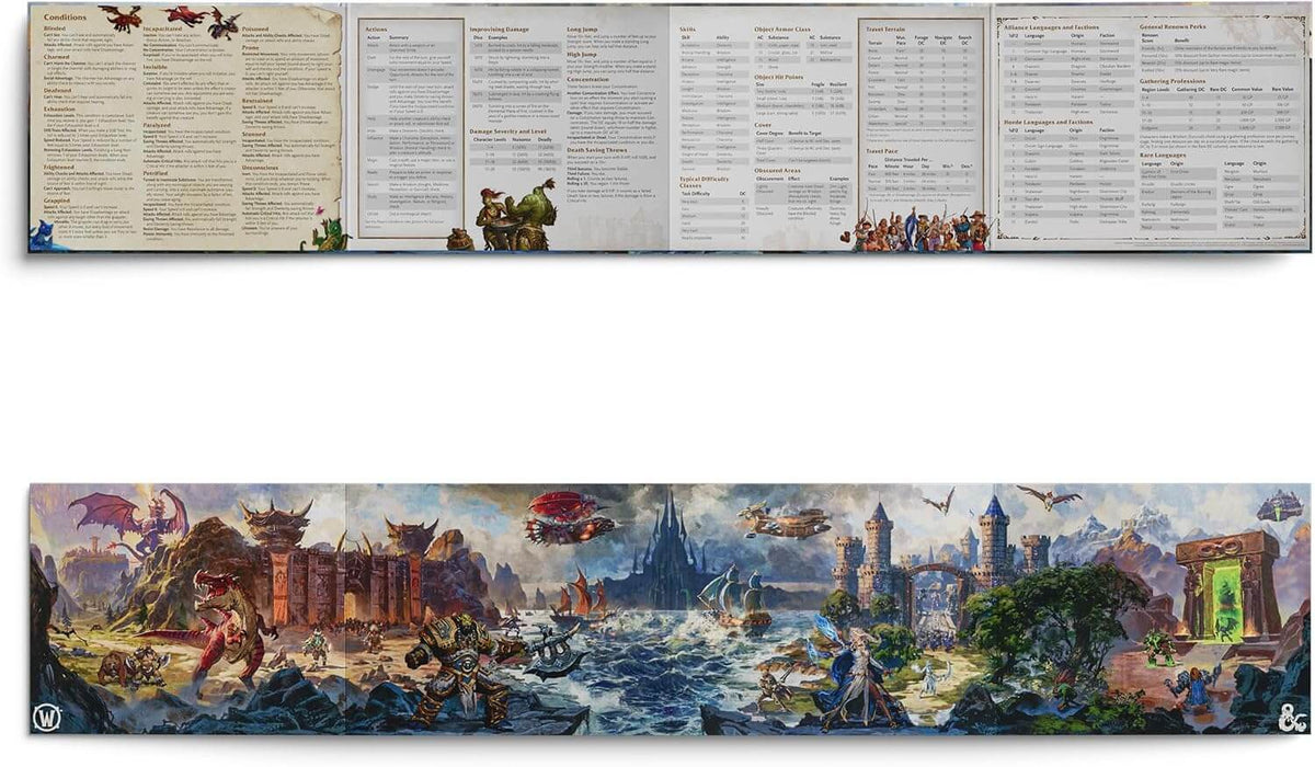 D&D 5th Edition World of Warcraft DM Screen Juego de Rol Devir