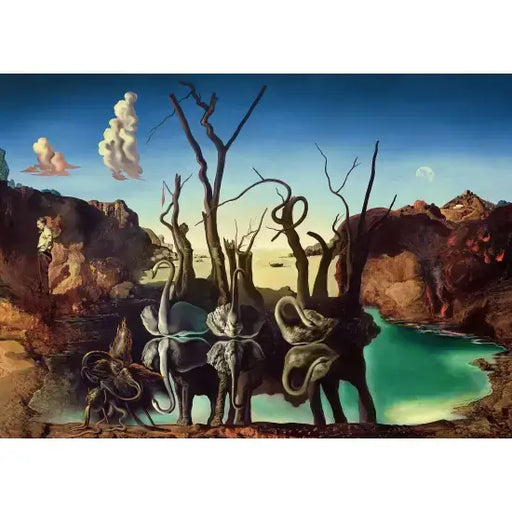 Dali Swans Reflecting Elephants Rompecabezas 1000 Piezas Ravensburger