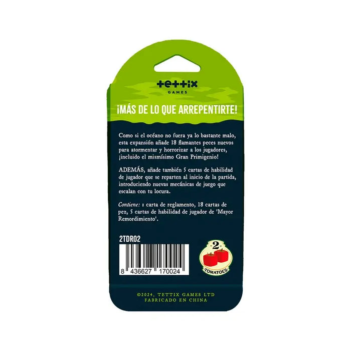 Deep Regrets Tentáculos Lamentables Expansión de Juego de Mesa 2 Tomatoes