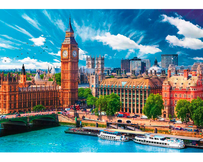 Día Soleado en Londres Rompecabezas 500 Piezas Trefl