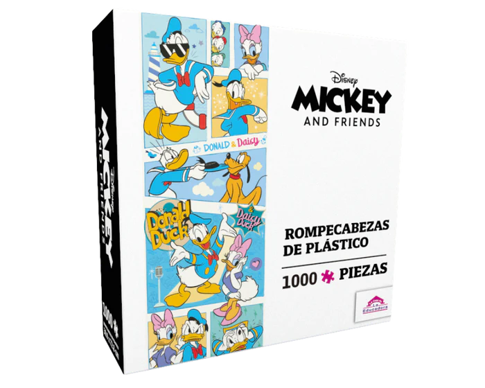 Donald y Daisy Rompecabezas 1000 Piezas Plastificado Piece Relax