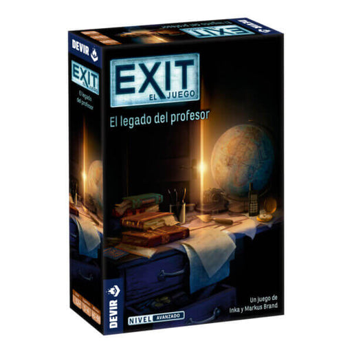 EXIT El Legado del Profesor Juego de Mesa Devir
