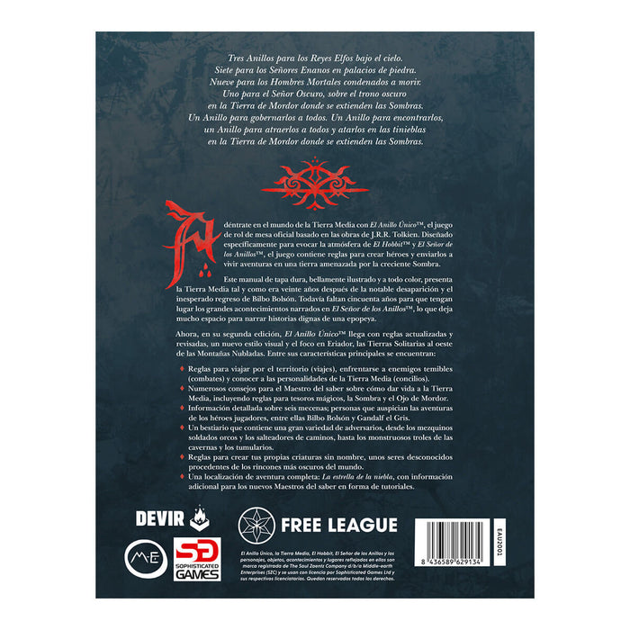 El Anillo Único 2 Juego de Rol Devir
