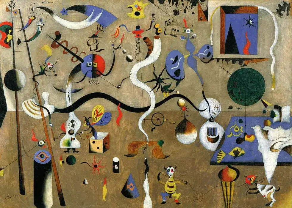 El Carnaval del Arlequin Miro Rompecabezas 1000 Piezas Ravensburger