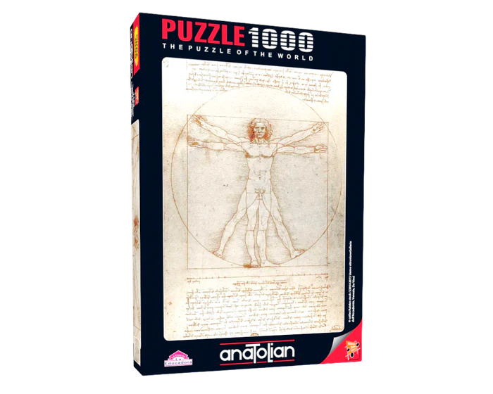 El Hombre Del Vitruvio - Rompecabezas 1000 piezas Anatolian