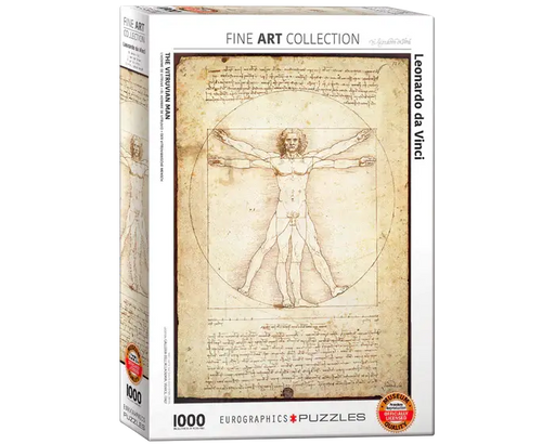 El Hombre Leonardo Da Vinci Rompecabezas 1000 Piezas Eurographics