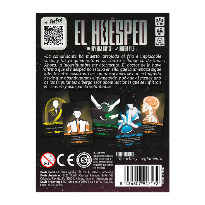 El Huésped Juego de Mesa Devir