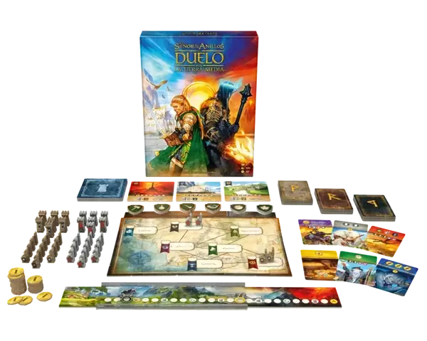 El Señor de los Anillos Duelo por la Tierra Media Juego de Mesa La Casa de la Educadora