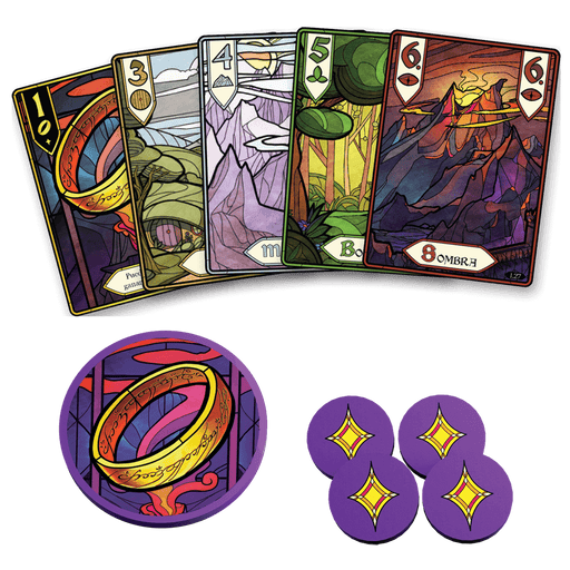 El Señor de los Anillos La Comunidad del Anillo Juego de Basas Juego de Mesa La Casa de la Educadora