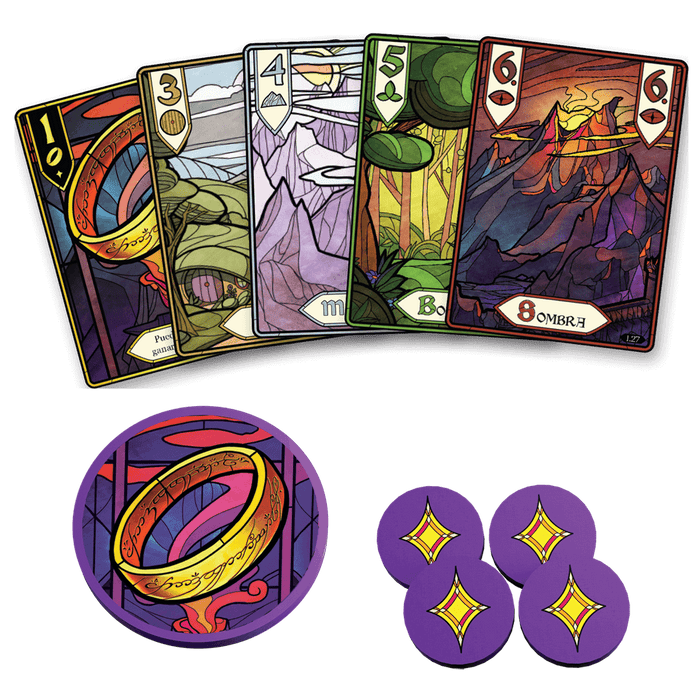 El Señor de los Anillos La Comunidad del Anillo Juego de Basas Juego de Mesa La Casa de la Educadora