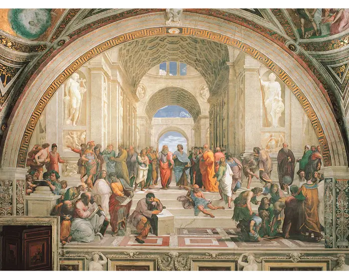 Escuela Atenas Raffaello Rompecabezas 1000 Piezas Ricordi