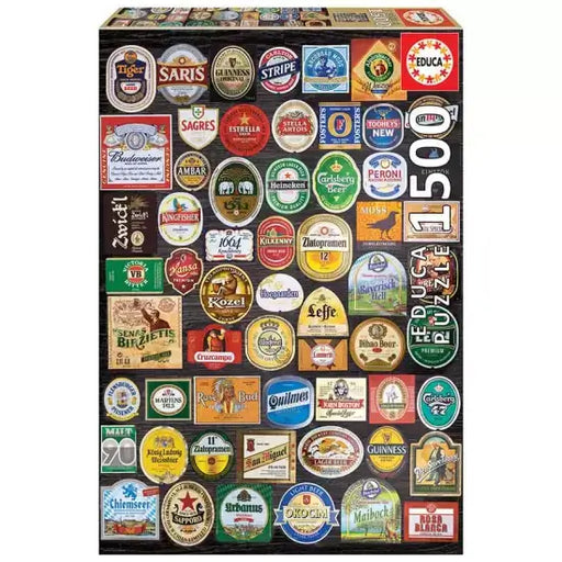 Etiquetas de Cerveza Rompecabezas 1500 piezas Educa