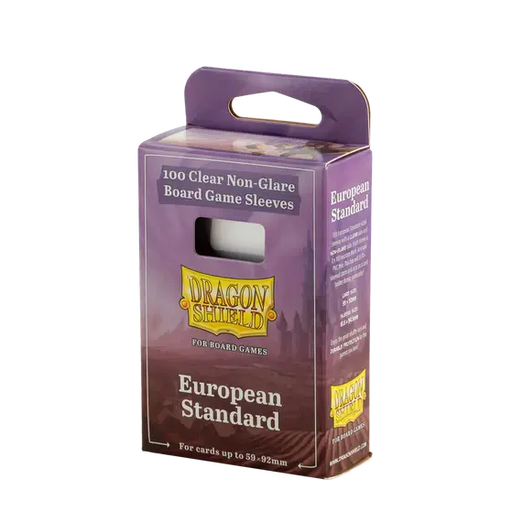 European Standard Clear Non Glare Dragonshield 100 Piezas Micas para Cartas Devir