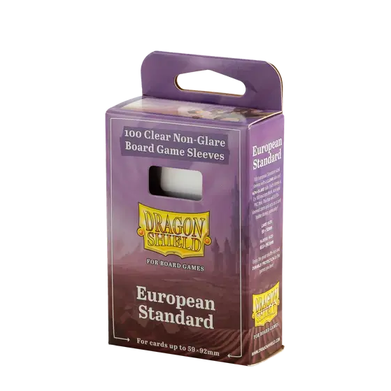 European Standard Clear Non Glare Dragonshield 100 Piezas Micas para Cartas Devir