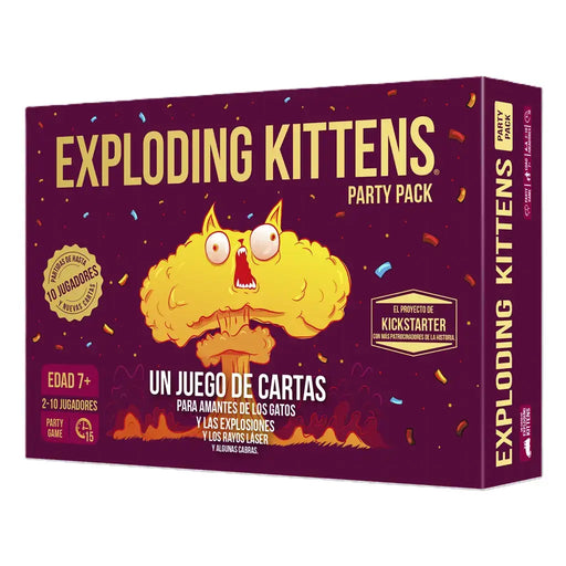 Exploding Kittens Party Pack Juego de Mesa Asmodee