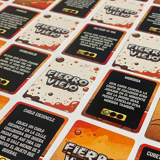 Fierro Viejo Juego de Mesa Ideotas