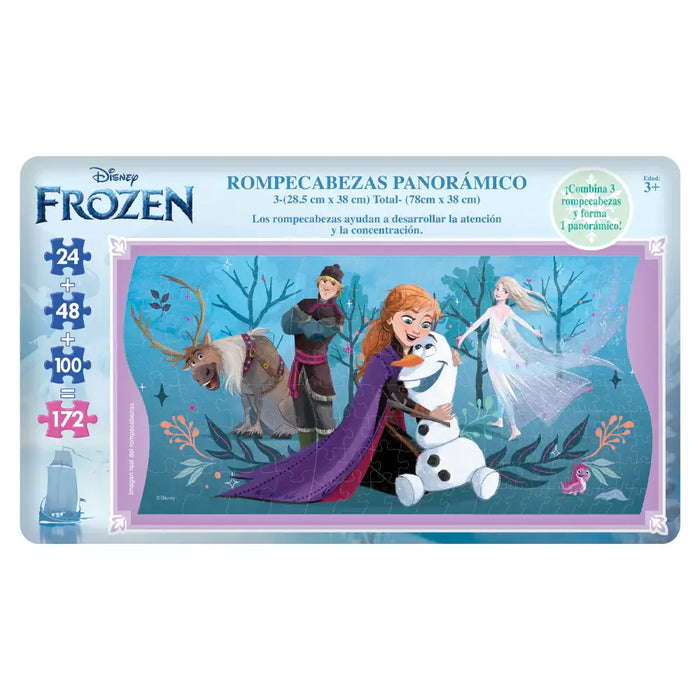 Frozen Rompecabezas 3 en 1 Novelty