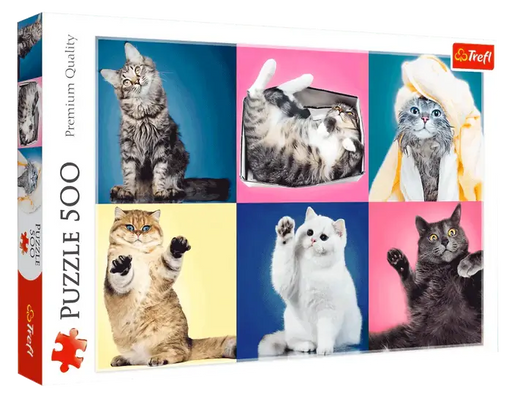 Gatos Rompecabezas 500 Piezas Trefl