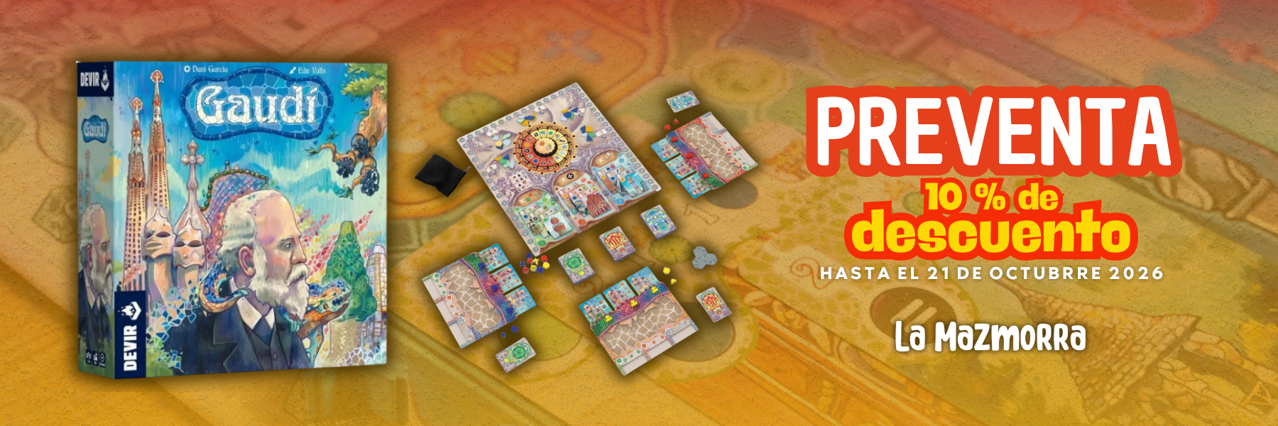 Gaudi Preventa Juego de Mesa Devir