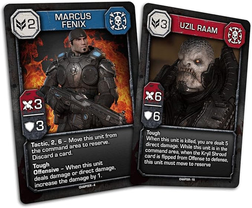 Gears of War The Card Game Juego de Mesa Steam Forge Games