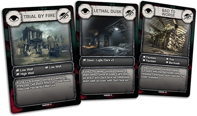 Gears of War The Card Game Juego de Mesa Steam Forge Games